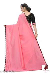 WOMAN SILK Sarees Abhisarika Petite Sarees - Embroidered, 1, PINK, FREE SIZE